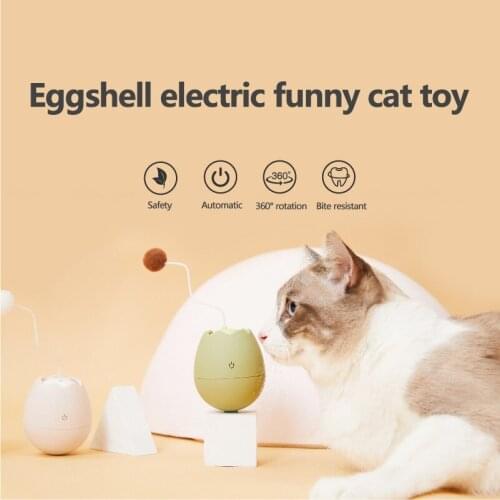 Automatic Cat Toy Ball Rolling Cat Toys Interactive Electric Pet Stick Toy Pet Gatos Productos Para Mascotas