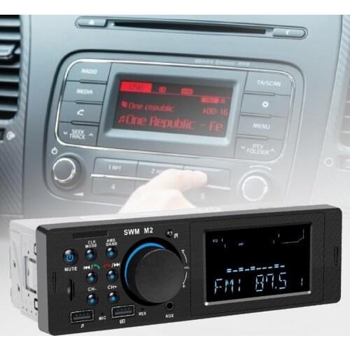 Car Bluetooth V4.0 AUX USB TF FM Hands-free Call Fast Charging MP3 Player