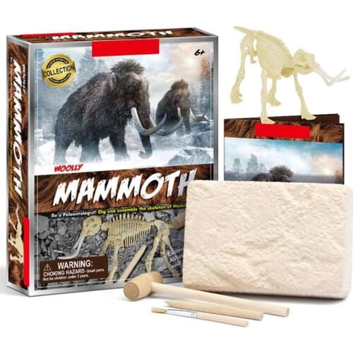 DIY Dinosaur Crocodile Novelty Digging Fossils Excavation Toys Kids Educational