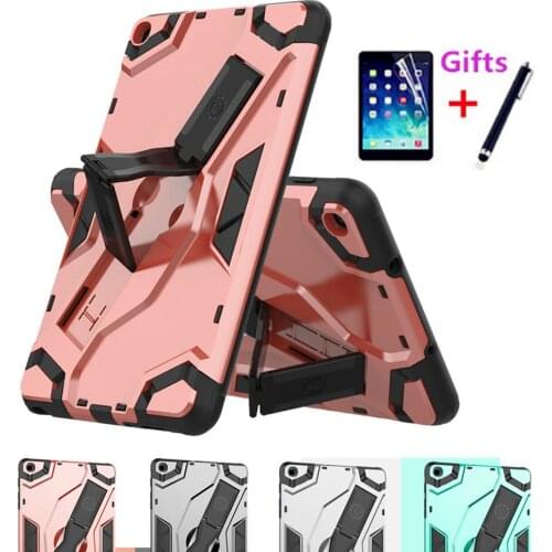 For Samsung galaxy tab A 8.0 2019 (S Pen) SM-P200 P205 P207 Kids Safe Heavy Duty Tablet stand Silicon Case+ PC Hard Back Cover