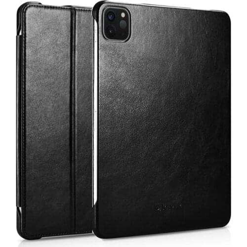 Icarer 4 Colors Vintage Genuine Leather Case For iPad Pro 11" (2020) Retro Cowhide Leather Flip Cover For iPad Pro 11 Inch 2020