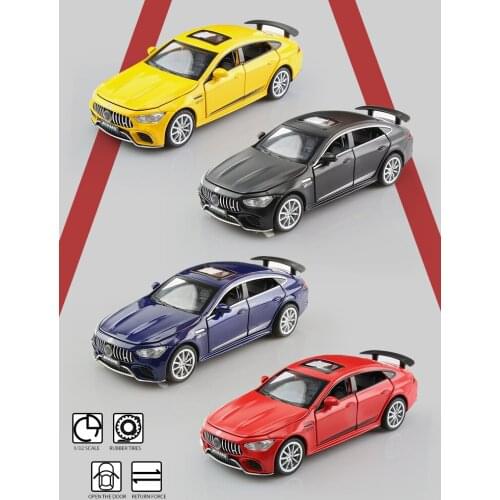 Boys' Toys Gifts For Children Double Horses 1:32 Alloy Car Collection Model GT63 AMG Limousine Simulation Diecasts Toy Vehicles