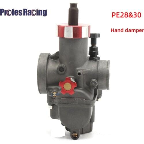 PE28 28mm PE30 30mm Performance Racing Carburetor Hand the Damper For Motorcycle Moped Scooter Pit Dirt Bike ATV Quad