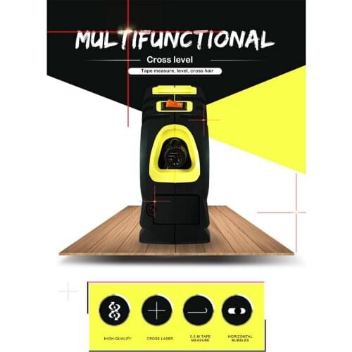 Laser Level Infrared High Precision and Multi-function Casting Line To Decorate The Wire Stripper Cross Wire Tape Measure Tools