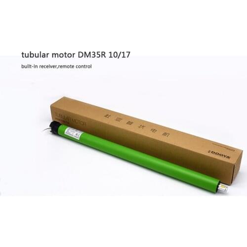 Maxmum load weight 24kgs Dooya best Quality 10NM Tubular Motor 230V DM35R with remote For Motorized Rolling Blinds