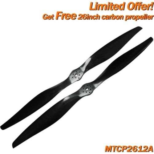 Maytech MTCP2612A 26 x 12 CW & CCW in Pair Carbon Fiber Propeller