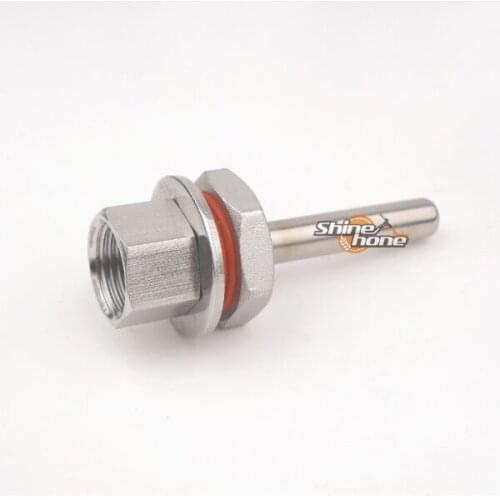 2.5'' Inch Kettle Thermowell Kit + 1/2'' Install Fastening Fittings Homebrew Beer Bar DIY Wine Beer Tools