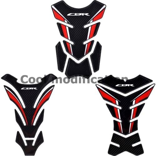 Motorcycle Tank Pad Protector Case For Honda CBR 250RR 600RR 900RR 1000RR 650F 1100XX Fireblade 3D Carbon-look Decals Stickers