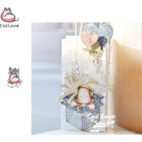 Gift Box Creative Metal Cutting Dies Scrapbooking Stencil Die Cuts Card Making DIY Decorative Craft Embossing New Dies For 2019