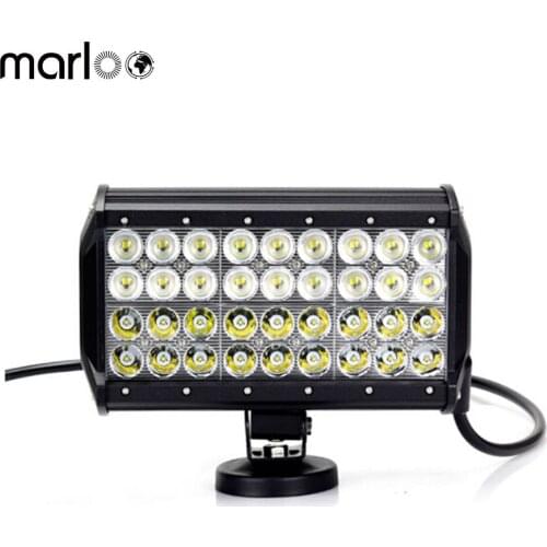 Super Bright 4 Rows 9" 108W LED Work Light Bar 12V 24V Off-road Truck Car SUV 4X4 ATV UTV Driving Fog Lights