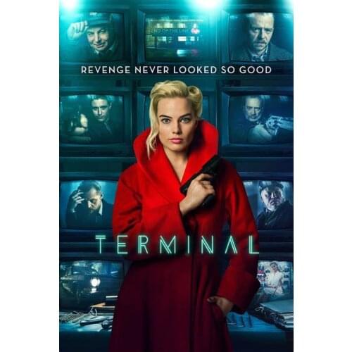 Movie Terminal Art print Silk poster Home Wall Decor