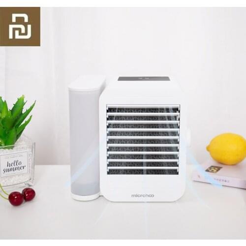 Youpin 1000ml capacity mini USB port portable air conditioner touch screen 99 speed adjustment energy saving fan cooling