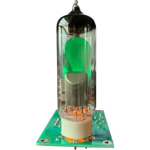 Replacement of 6E1 Tube Cat Eye with EM81 Fluorescent Tuning Indicator Tube Tube Radio 6E1n Driver