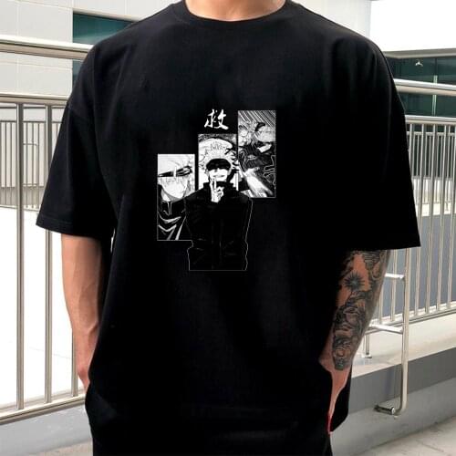 Jujutsu Kaisen Print T Shirt Women Gojo Satoru Short Sleeve Summer Tops Tee T-shirt