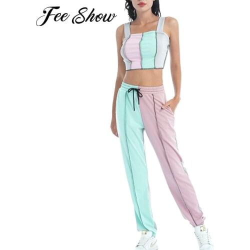 Women Yoga Sets Workout Sportswear Running Gym Clothing Tracksuits Fitness Sleeveless Crop Top High Waist Leggings Sport Suits