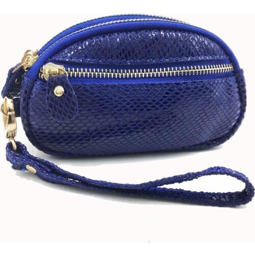 Women hand bags genuine leather day clutches Fashion ladies snakeskin versatile Hot Sale Handbag New Clutch Wallet Purse