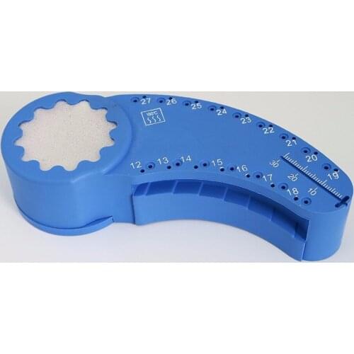 1Pc Dental Twin Block Endo Files Reamer Measure Tools Accessory Endodontic Ruler Dental Lab Equipment