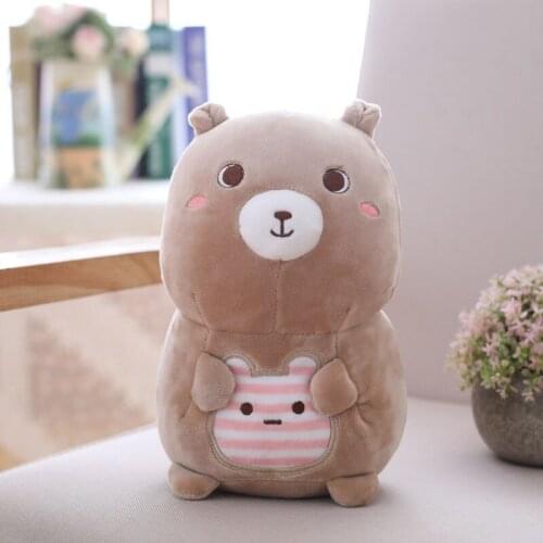 25cm 2018 Kawaii Stuffed Baby Bear Toys Stuffed animals Toys Plush Bear Dolls High Quality PP Cotton Birthday Toys for children