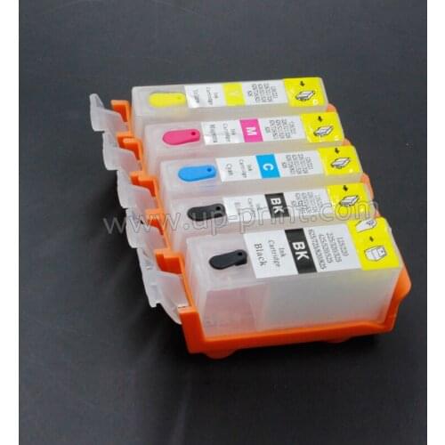 5pcs for Canon pgi220 Refillable Cartridges MP980 MP990 IP3600 IP4600 IP4700 MP540 MP540X MP550 MP560 MP620 MP620B PGI 220 221
