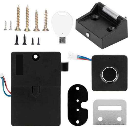 Fingerprint Lock Smart Electronic Cabinet Door Locks Furniture Drawer Lock for Home Office