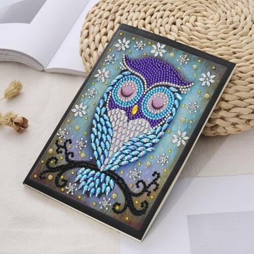 DIY Special Shaped Diamond Painting Notebook Diary Book 56 Pages A5 Notebook Embroidery Diamond Cross Stitch Note Book XMAS Gift