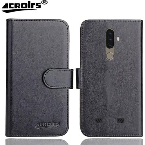 Doogee S58 Pro Case 5.71" 6 Colors Flip Soft Leather Crazy Horse Phone Cover Stand Funstion Cases Credit Card Wallet