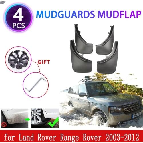 For Land Rover Range Rover L322 2003~2012 Mudguard Mudflap Fender Flaps Splash Guard Protect Car Accessories 2005 2007 2009 2010