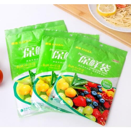 Extracting Rrefrigerator Storage Bag Kitchen Fruit And Vegetable bags Fresh Bags