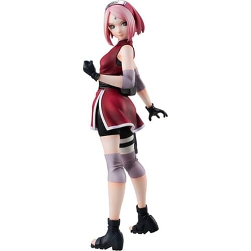 Naruto-Figure Haruno Sakura Shippuden Anime Dolls Figures Collectibles Pvc Model Toys 20Cm Desktop Ornaments Holiday Gift