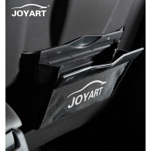Joyart Magnetic Closure Auto Accessories Interior Garbage Trash Can For Cars