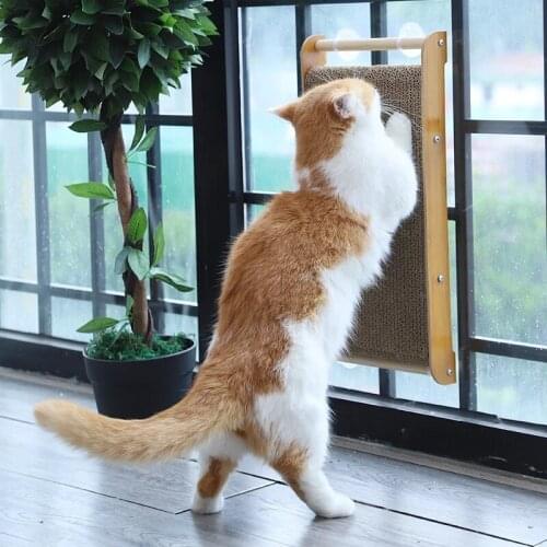 Cat Scratcher Sucker Grab Board For Cats Erect Multifunction Scratch Board For Cats Protect Paw Scratching Post For Pet