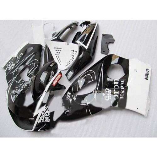 Fairing kit for GSXR600 750 96 97 98 99 00 GSXR600 GSXR750 1996 1999 2000 White black Fairings set+gifts DF04