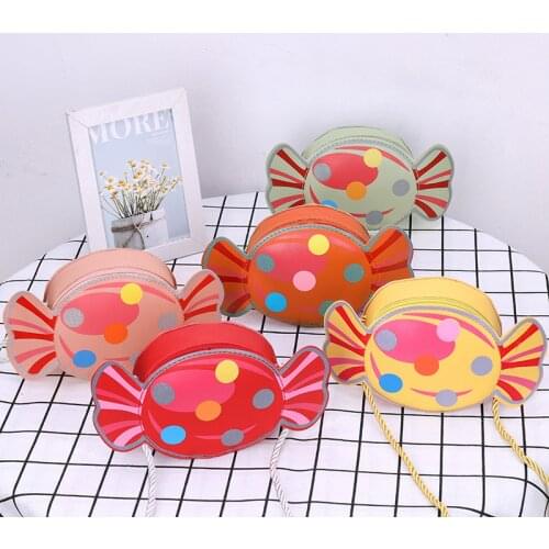 Lovely Childrens Mini Crossbody Bags Cute Candy Little Girls Coin Purse Shoulder Messenger Bag Fashion Princess Handbags Purses