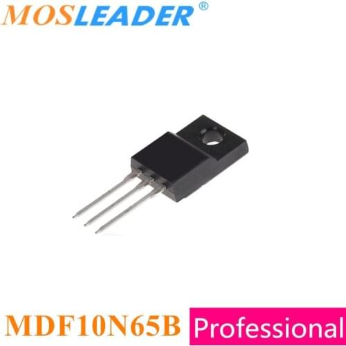 Mosleader MDF10N65B TO220F 100PCS MDF10N65 N-Channel 650V 10A Chinese high quality