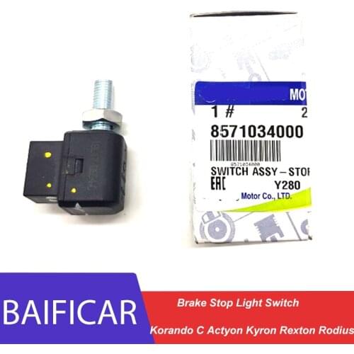 Baificar Brand New Genuine Brake Stop Light Switch 8571034000 For Ssangyong Korando C Actyon Kyron Rexton Rodius