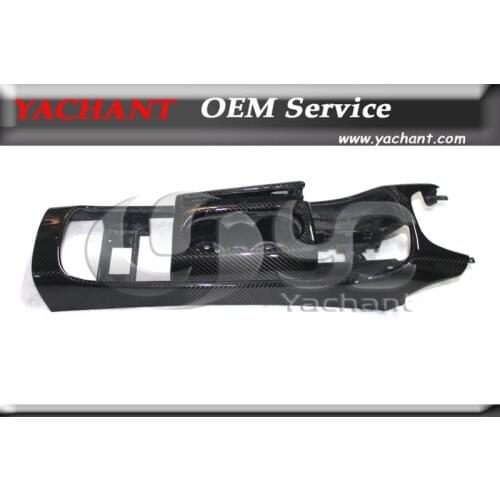 Dry Carbon LHD & RHD Center Console Cup Holder Surround Cover Trim Kit Fit For 2008-2014 R8 V8 V10 Spyder & Coupe