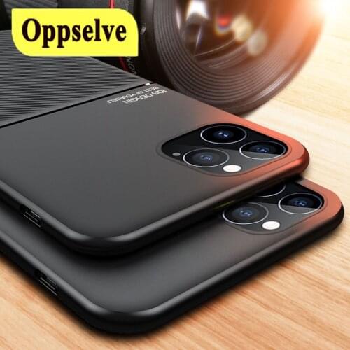 Ultra-thin Magnetic Silicone Matte Phone Case For iPhone 12 11 Pro Max XR XS X 8 7 6s 6 S Plus Leather Protection Cover Shell