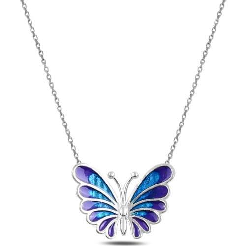 Silver Butterfly Necklace
