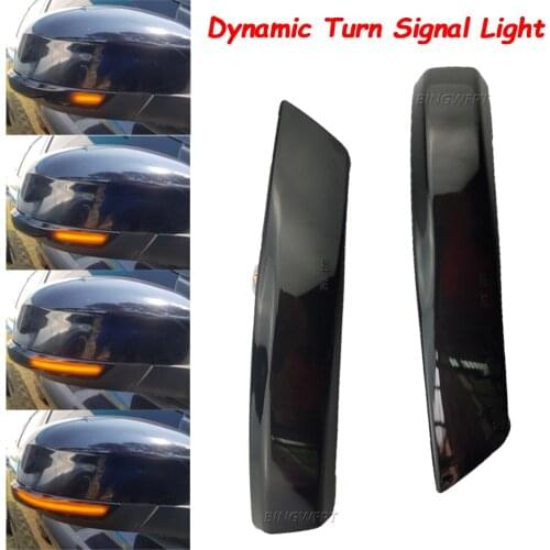 2pcs Flowing Turn Signal Light LED Side Wing Rearview Mirror Dynamic Indicator Blinker for Ford Focus mk2 mk3 08-16 Mondeo mk4