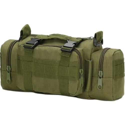 Tactical Camouflage Small Hand Bag US Army Military Equipment Airsoft Paintball Molle Waist Waterproof Bag Multifunction