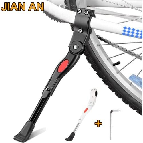 Bike Kickstand Adjustable MTB Road Bicycle Parking Rack Mountain Bike Support Side Kick Stand Foot Brace Holder Cycling Parts