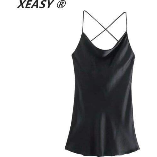 Черные летние платья XEASY China At AliExpress