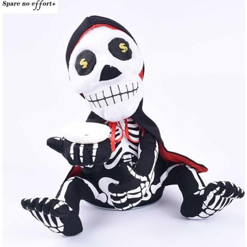 Funny Clown Ghost Doll Halloween Decorations Scary Moving Devil Horror Electric Haunted Dolls Festival Decoracive Accessories