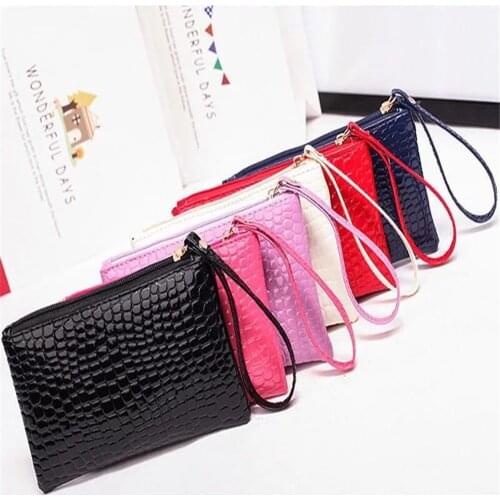 Women Leather Weave Knitting Clutch Bag Shoulder Bag Wallet Handy Bag Handbags Day Clutches Male Large Purse