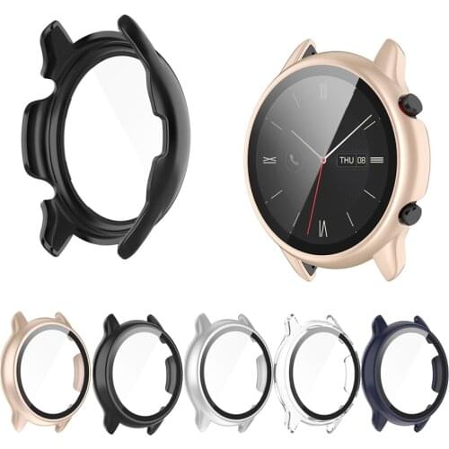 Hard Edge Full Screen Glass Protector Case Shell Frame For Amazfit GTR 2 Sport Watch GTR2 Lte Smartwatch Protective Bumper Cover