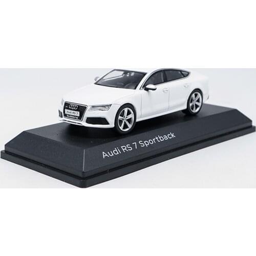 1:43 Diecast Model for Audi RS7 White Sportback Alloy Toy Car Miniature Collection Gifts
