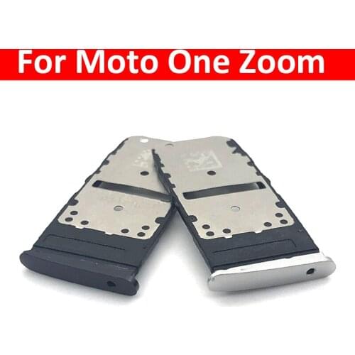 10pcs/Lot, Sim Card slot tray Holder For Moto One Zoom repair part
