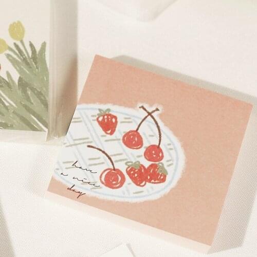 100 Sheets Kawaii Cute Flower Leaf Memo Pad Agenda List Notepad Diary Stationery School Office Supplies Bullet Journal sl2708