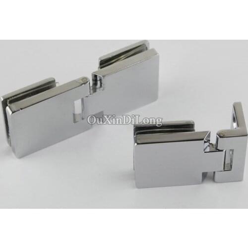 Top Designed 2PCS Glass Cabinet Hinges Display Wine Cabinet Door Hinges Glass Hinges for Cabinet Cupboard Glass Clamps