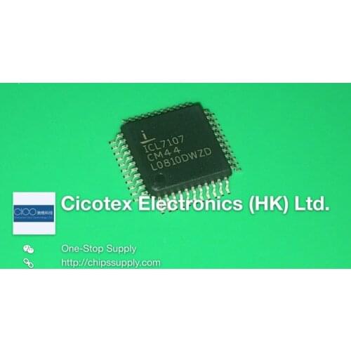 3pcs/lot ICL7107CM44Z 7107 QFP44